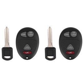 X AUTOHAUX L2C0007T 315MHz Keyless Entry Remote Ignition Transponder Key Fob for Buick Century Sedan Limited 2001-2005 for Buick Regal CX CXL Base Ultra SUV 2001-2005 4 Buttons 2pcs