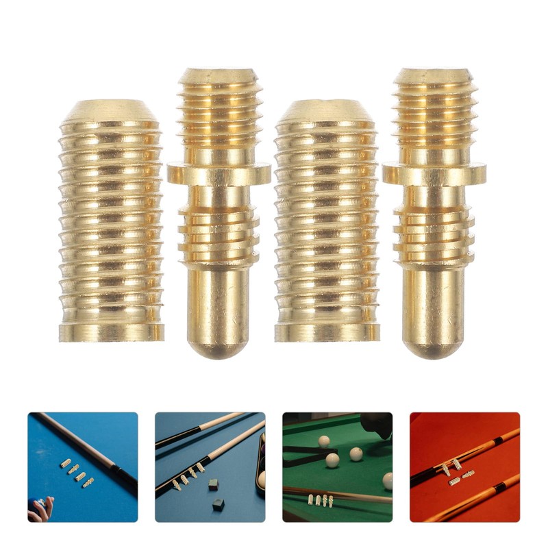 Warmhm 2 Sets Billiard Cue Screws Pool Cue Joint Screws