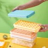 Lielisks Upgrade Multi-trays Silicone Ice Cube Trays for Freezer with