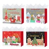 OFIHANLY 4 Pack 14.9" Large Size Merry Christmas Gift Bags