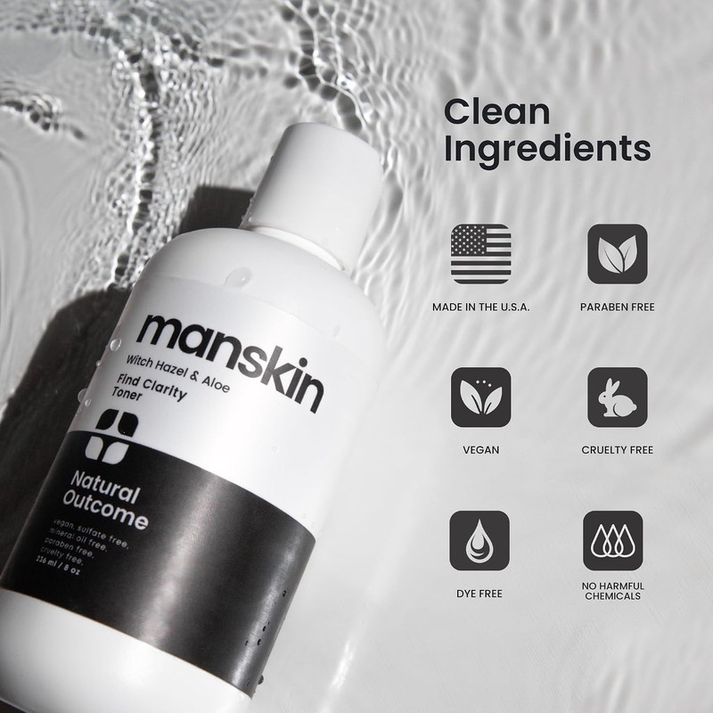 Natural Outcome Manskin Find Clarity Toner - 235 ml