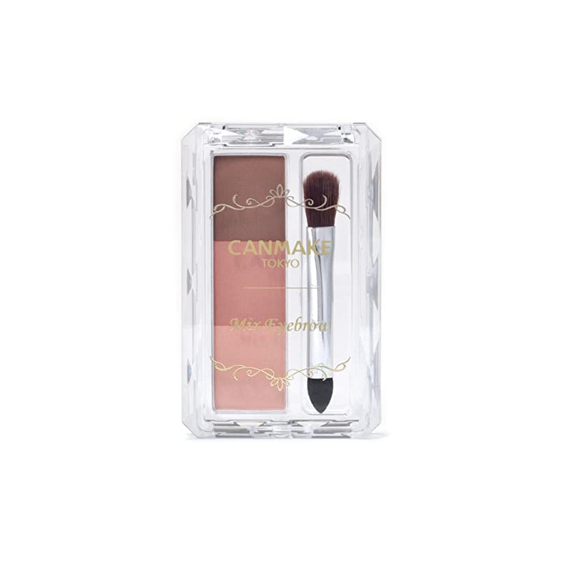 Canmake Mix Eyebrow 09 Peach Tea Brown Color Eyebrow Nose