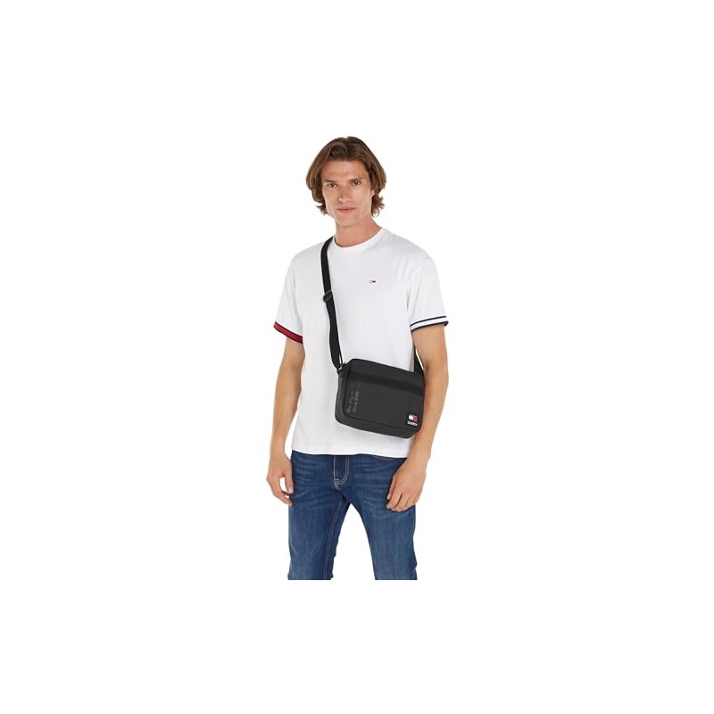 Tommy Jeans Men's Medium Shoulder Bag - Black, One Size,