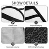 Black Leopard Cheetah Pet Hair Remover Glove for Dogs Cats,