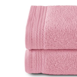 Top Towel - Premium - Large Bath Towels - Bath Towels -2 Hand Towels -50 x 100 cm - 100% Cotton - 600 g - Coral