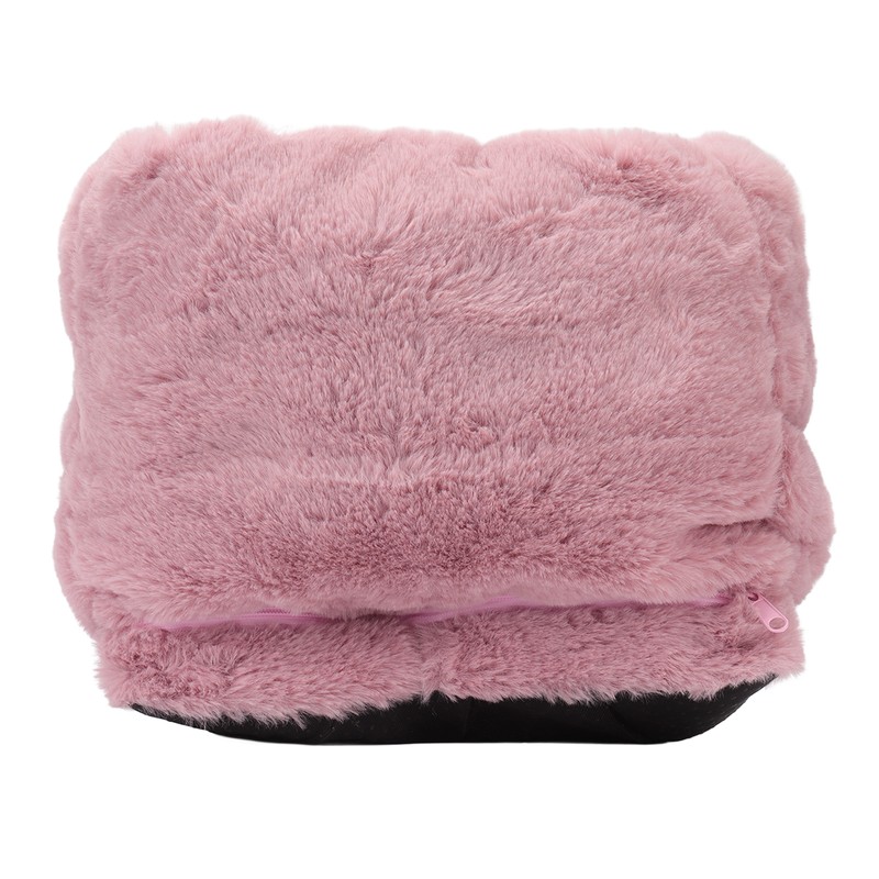 Electric Heated Foot Warmer Pink 5V USB Rechargeable Thickened Foot