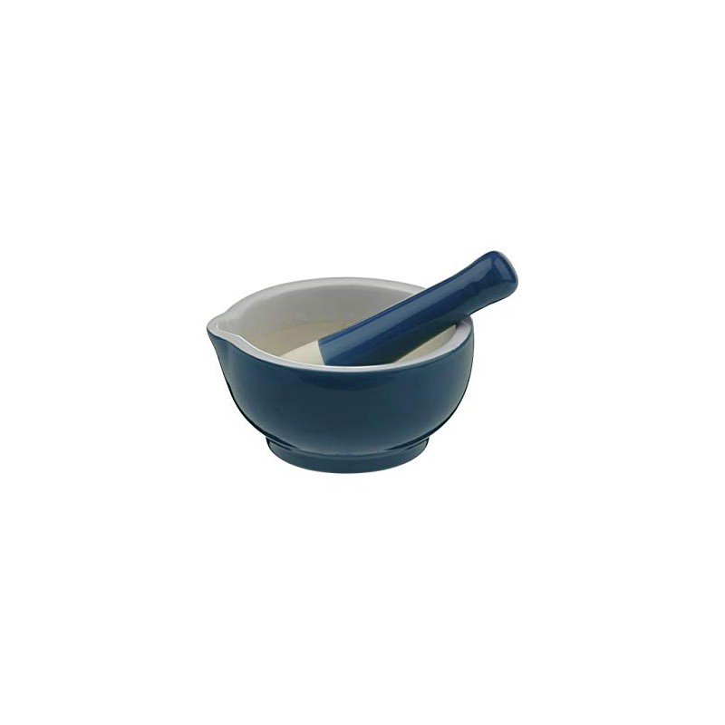 BIA SCOOP! Mortar & Pestle Teal , Blue, 12.5 x