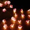 Cherry Blossom Flower String Lights for Girl Bedroom, Pink Fairy