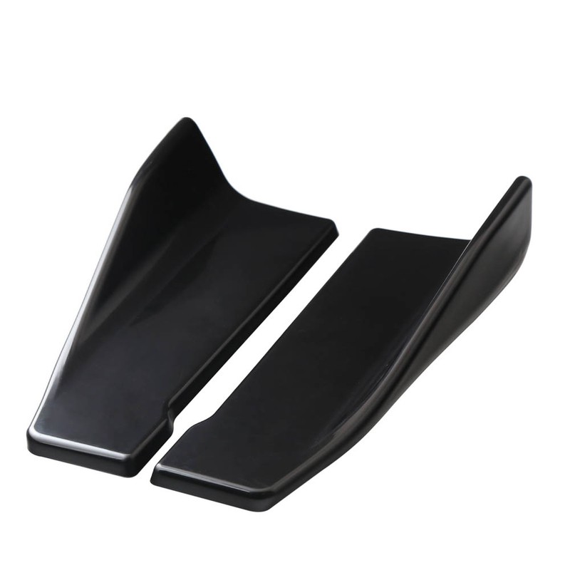 2PCS Rear Bumper Lip Splitter 35cm Scratch Resistant Bumper Lip