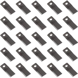 RAParts (25 Pk) Angled Blades 56451200 Fits Kuhn Disc Mower GMD500S GMD55S GMD600HD GMD66HD GMD700HD GMD77HD GMD800HD