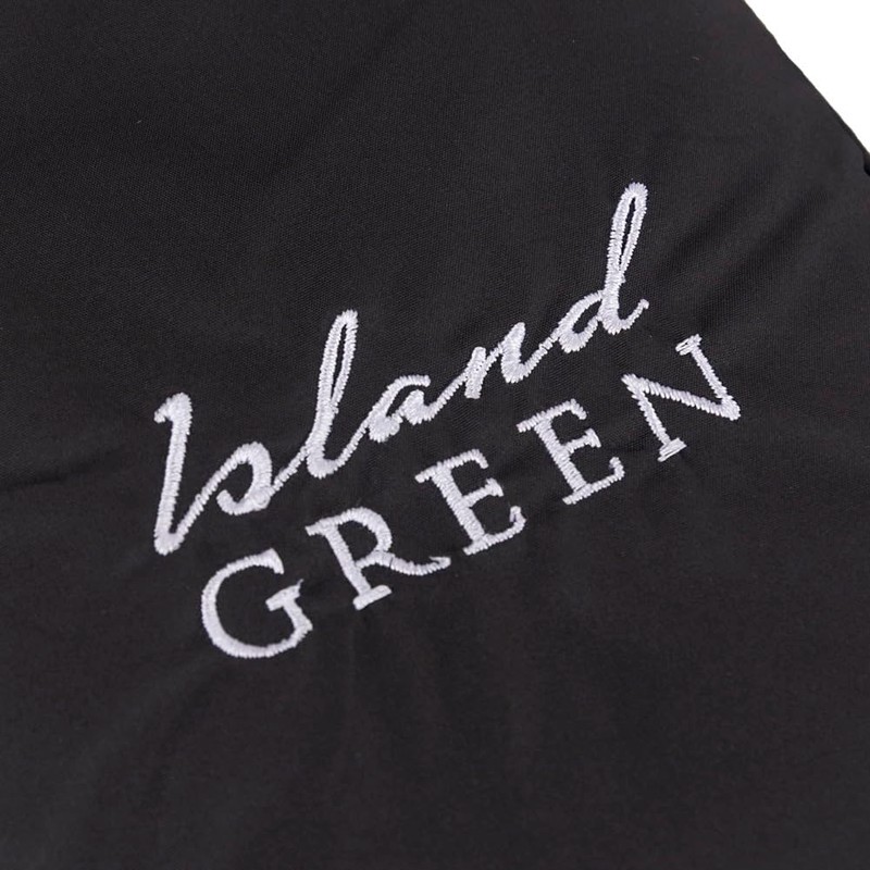 Island Green Mens Fleece Lined Durable Golf Mitts Gloves, Black,