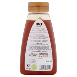 Hilltop Honey - Hot Honey -Squeezy Bottle - 340g