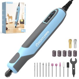 Schtumpa Corded Rotary Tool 18V, 4 Variable Speed, 10000-22000Rpm Power Rotary Tool & 18 Accessories, Soft Grip, Lightweight Multi-Tool for Sanding, Polishing, Drilling, Carving, DIY Crafts