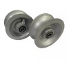 Sourdough Gate Hardware Pair of Chain Link Gate U-Groove Pipe