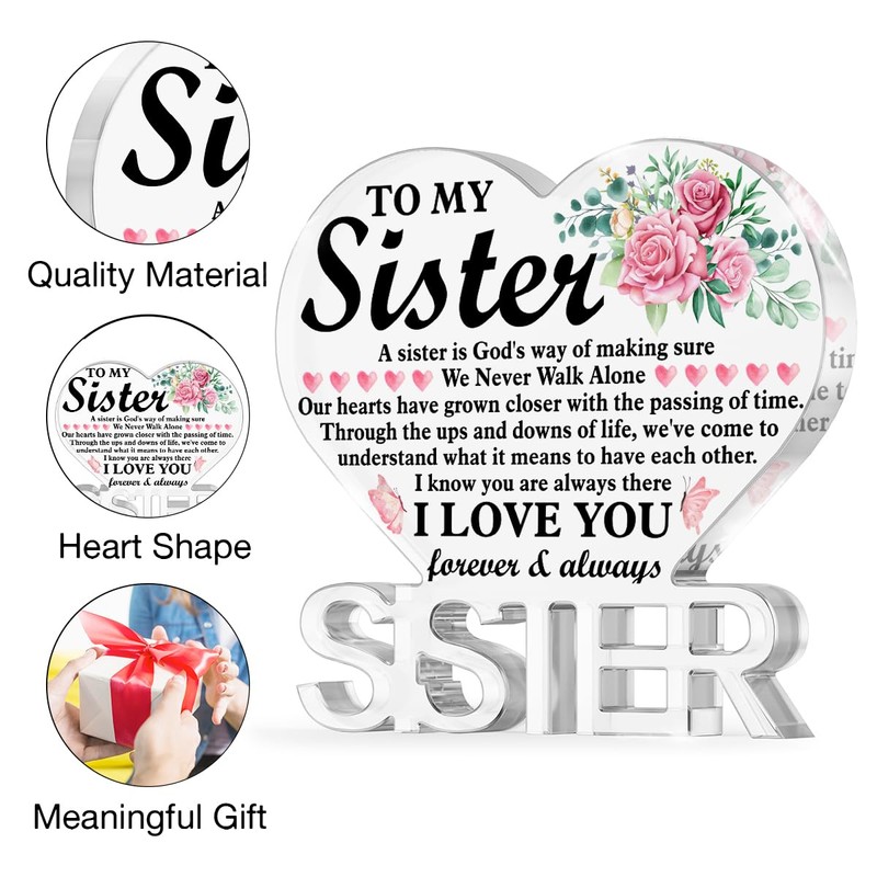 Sister Gifts from Sister Brother, Sister Birthday Gifts, Gifts for