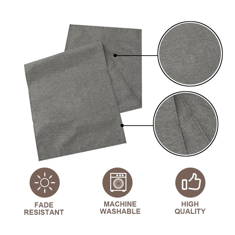 Modern Decorative Table Runners - Waterproof, Outdoor, Grey (40*180 cm)
