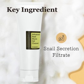 Snail Mucin Facial Wash Cream, Moisturising Facial Cleansing, Cleanser Face Acne Foam Wash Mild Daily Facial Cleanser for Deep Pore Cleansing, Improve Uneven Skin & Pale Skin