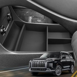 YEE PIN for 2024 2025 Hyundai Palisade Lower Center Console Organizer Storage Tray for Hyundai Palisade 2025 Accessories for Hyundai Palisade SE/SEL/XRT/Limited/Calligraphy Floor Console Organizer