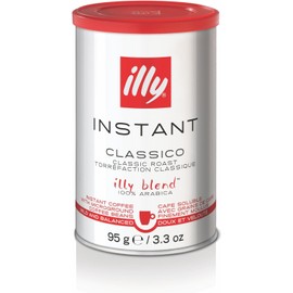 illy Instant Coffee- 100% Arabica Coffee – Classico Medium Roast - Notes Of Caramel, Orange Blossom & Jasmine - Easy Preparation - Convenient Coffee Instant Format - Roasted In Italy – 95g