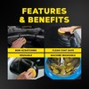 Meguiar's 4" Foam Applicator Pads, 4 Count - Ultra-Soft Hand