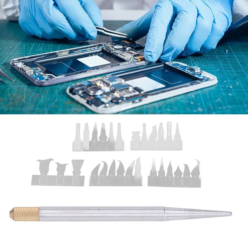 Opening Pry Tool Kit Electronics BGA Chip CPU Repair Tablet
