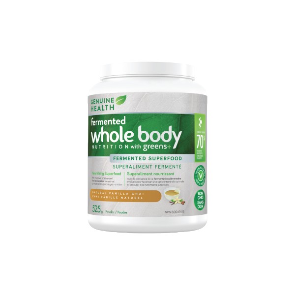 Genuine Health Greens+ Whole Body Nutrition (Vanilla Chai) - 525g