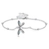 HUKKUN Dragonfly Bracelet For Women S925 Sterling Silver Dragonfly Jewelry