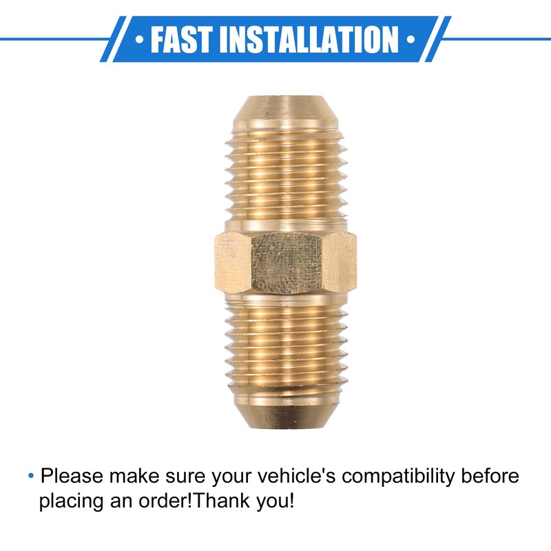 VekAuto Pressure Washer Connector, M14x1.5 Male Adapter Brass Screw Hose