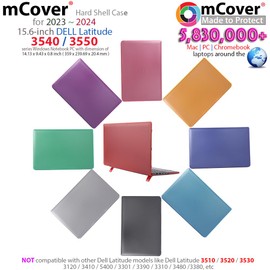 mCover Case Compatible ONLY with 2023-2024 15.6" Dell Latitude 3540/3550 Series Laptop Computer (NOT Fitting Any Other Dell Models) - Purple