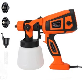 Paint Sprayer，850W HVLP High Power Electric Spray Paint Gun 1400ml High Capacity Container Easy to Clean for Furniture House Garden Chairs Painting