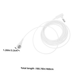 KOMBIUDA Set of 2 Grounding Wires Universal Grounding Cord Connectors for Sleep Mats Grounding Sheet Replacement Easy to Use Safe