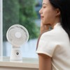 Desktop Fan Portable 5 Speed Power Display Quiet USB Rechargeable
