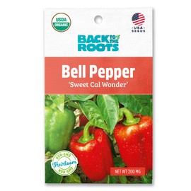 Back to The Roots 100% Organic Seed Packet Bell Pepper 'Sweet Cal Wonder'