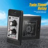 Twin Timer Relay On Off Knob Control Time Switch (DC12V)