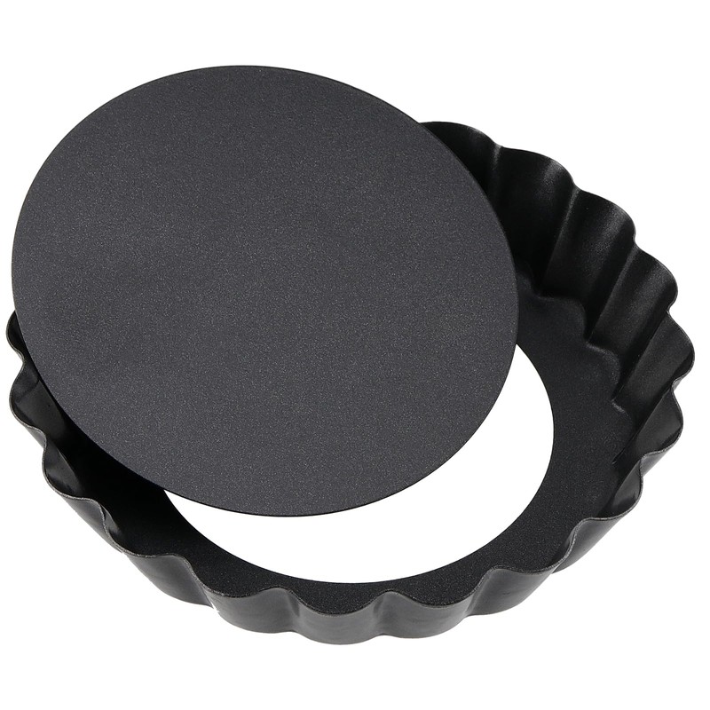 MOUYAT 10 Pack 10cm Round Quiche Dish, 4 Inch Non