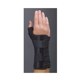 Medspec/ASO Braces Med Spec Ryno Lacer Wrist Support, Long Black, Universal Right