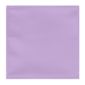 Jacob Alexander Men's Pocket Square Solid Color Handkerchief - Lavender