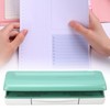6 Hole Paper Puncher Spacing Adjustable Planner Hole Puncher for