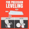 Wobble Cuñas de plástico flexibles Multiusos para nivelar muebles, mesas,