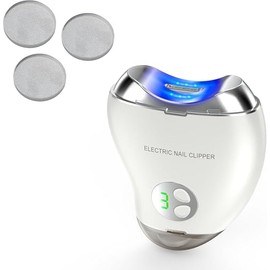 Nail Clipper Accessory, Baby Nail Clippers with LED Light and Storage Box, Cordless Safety with 3 Speed Gears, Trimmer for Baby, Seniors, Adult (No Included Nail Clipper)