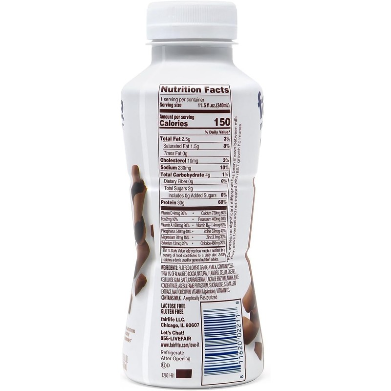 Fairlife Nutrition Plan, 30g Protein Shake, Chocolate, 11.5 fl oz,