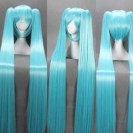 generic // Peluca Agua Azul 120cm Cosplay Hatsune Miku