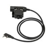 U94 PTT System Military Adapter 2 Pin 3.5mm Headset Adapter