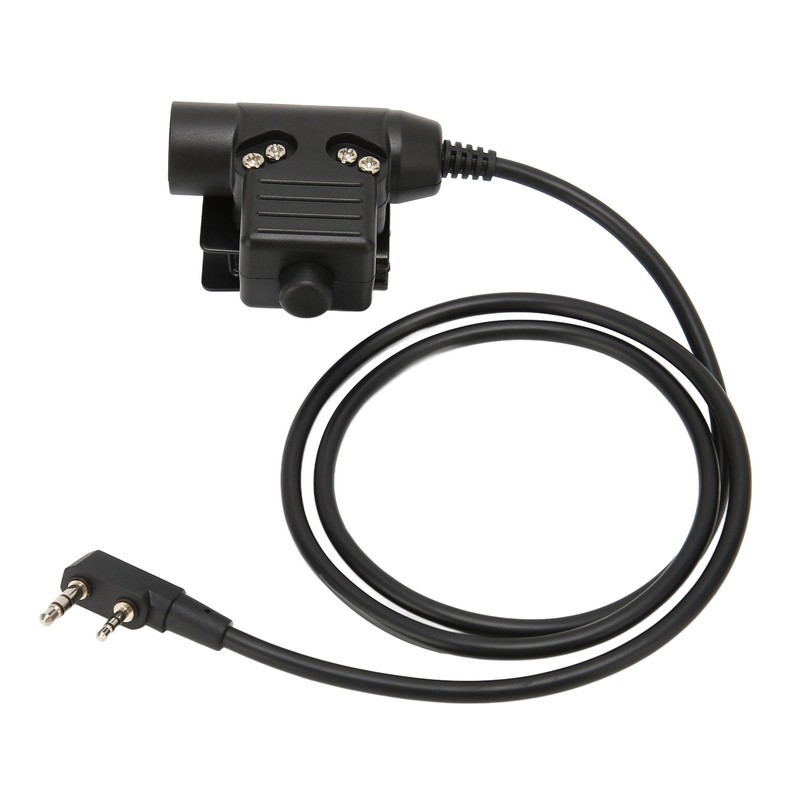 U94 PTT System Military Adapter 2 Pin 3.5mm Headset Adapter