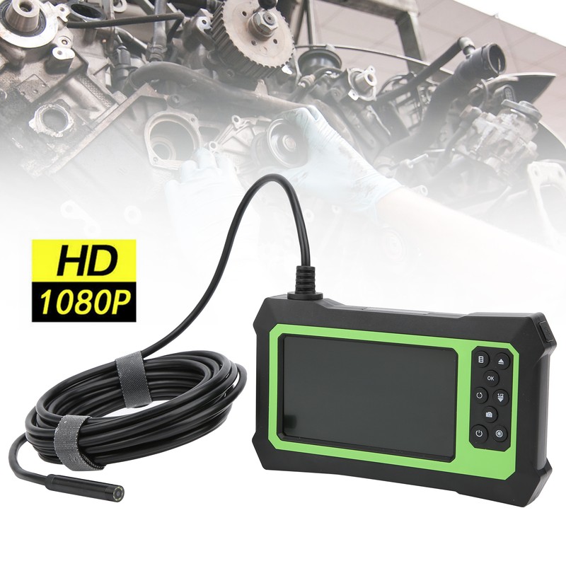 4.3in Digital Inspection Endoscope Camera HD 1080P 8LED IP67 Waterproof