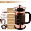 RealPero French Press Coffee Tea Maker, Upgrade Heat Cold Resistant
