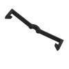 Guifeng 50PCS 2 Inch Black Hole Board Hooks Plastic Pegboard