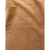 Solid Golden Brown Sherpa Fleece Fabric by The Yard
