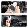 Sinjimoru Removable Cell Phone Wallet with Flap, Wireless Charging Compatible,
