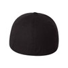Flexfit Structured Brushed Twill Cap, Black, Large/X-Large